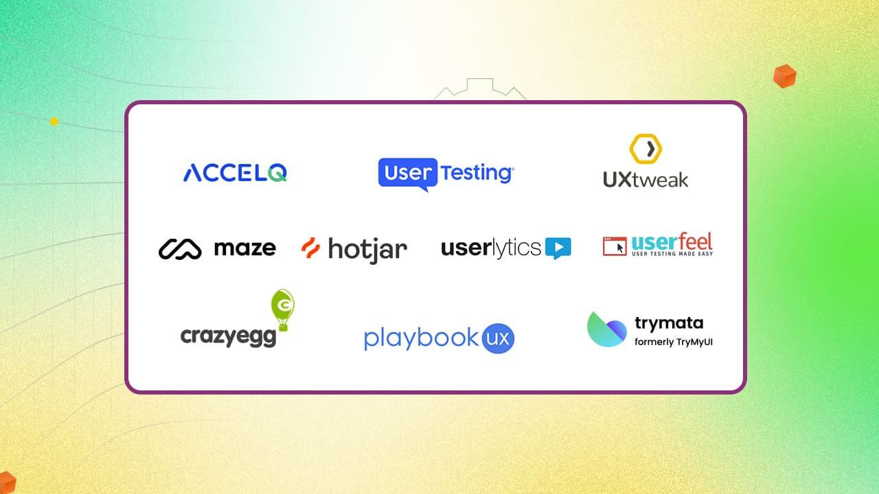 Usability testing tools